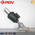 Angle seat valve pneumatic valve